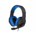 Natec Genesis Argon 200 - Headset - full size - wired - 3.5 mm jack - black, blue