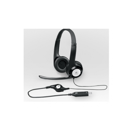 Logitech USB Headset H390 - Headset - full size - wired - 0