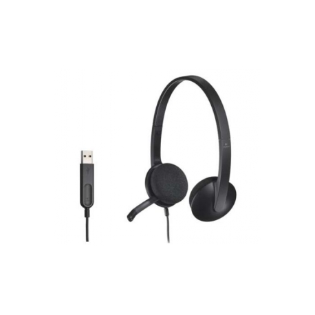 Logitech USB Headset H340 - Headset - on-ear - wired - 0