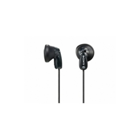 Sony MDR-E9LP - Headphones - ear-bud - wired - 3.5 mm jack - black - 0