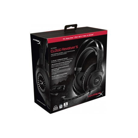 Kingston HyperX Cloud Revolver S - Gaming Headset Gun Metal Kingston HyperX Cloud Revolver S - Gaming Headset Gun Metal