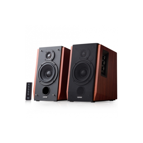 Edifier R1700BT - Speakers - bookshelf - wireless - 66 Watt (Total) - 2-way - wood grain - 0