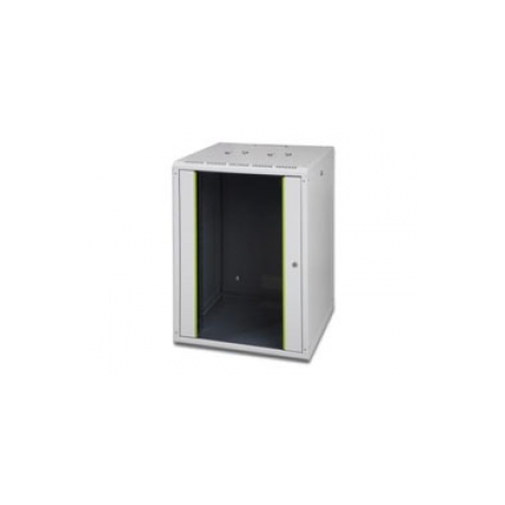 DIGITUS SoHoline DN-19 16U-6 / 6 - Cabinet - wall mountable - grey, RAL 7035 - 16U - 19" - 0