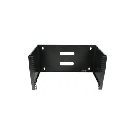 StarTech.com Wall Mount Patch Panel Bracket - 6U - 14in Deep (WALLMOUNT6) - Cabinet - wall mountable - black - 6U - 19" - 0