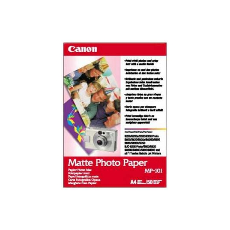 Canon MP-101 - Matte - A4 (210 x 297 mm) 50 sheet(s) photo paper - for PIXMA iP90, iX7000, MG8250, MP490, MP510, MP550, MP560, MP960, MX330, PRO-1, PRO-10, 100 - 0