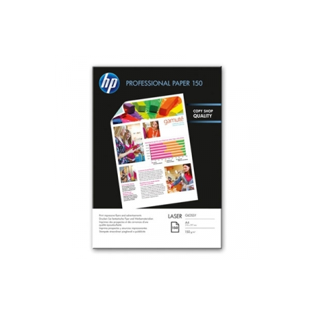 HP Professional Glossy Laser Paper 150 gsm-150 sht/A4/210 x 297 mm