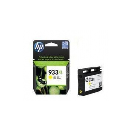 HP 933XL - High Yield - yellow - original - ink cartridge - for Officejet 6100, 6600 H711a, 6700, 7110, 7510, 7610, 7612 - 0