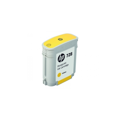 HP 728 - 300 ml - yellow - original - DesignJet - ink cartridge - for DesignJet T730, T830 - 0