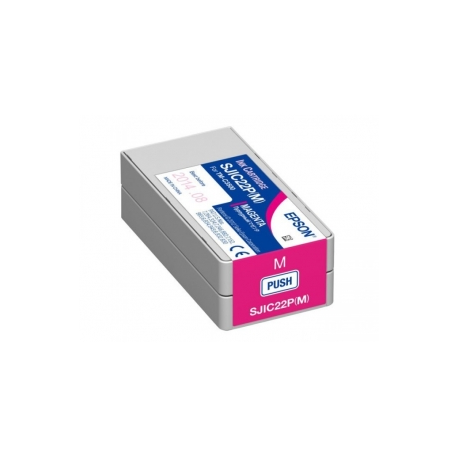 Epson SJIC22P(M) - Magenta - original - ink cartridge - for TM C3500 - 0