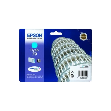Epson 79 - 6.5 ml - cyan - original - ink cartridge - for WorkForce Pro WF-4630DWF, WF-4640DTWF, WF-5110DW, WF-5190DW, WF-5620DWF, WF-5690DWF - 1