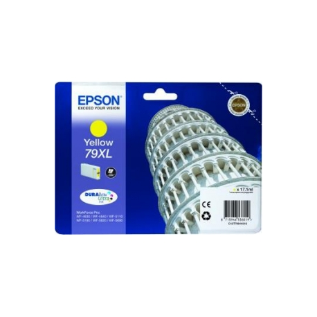 Epson 79XL - 17.1 ml - XL - yellow - original - ink cartridge - for WorkForce Pro WF-4630DWF, WF-4640DTWF, WF-5110DW, WF-5190DW, WF-5620DWF, WF-5690DWF - 1
