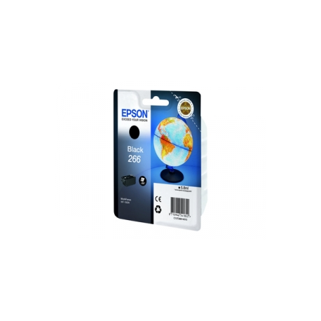 Epson 266 - 6 ml - black - original - ink cartridge - for WorkForce WF-100W - 0