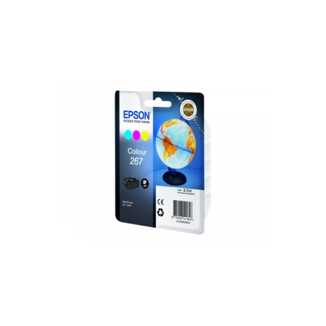 Epson 267 - 7 ml - yellow, cyan, magenta - original - ink cartridge - for WorkForce WF-100W - 0