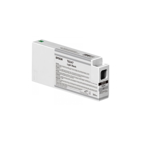Epson T8247 - 350 ml - light black - original - ink cartridge - for SureColor SC-P6000, SC-P7000, SC-P7000V, SC-P8000, SC-P9000, SC-P9000V - 0