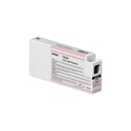 Epson T8246 - 350 ml - vivid light magenta - original - ink cartridge - for SureColor SC-P6000, SC-P7000, SC-P7000V, SC-P8000, SC-P9000, SC-P9000V - 0