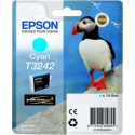 Epson T3242 - 14 ml - cyan - original - ink cartridge - for SureColor P400, SC-P400