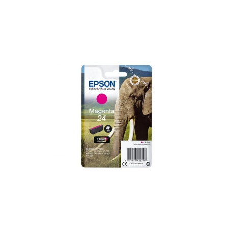 Epson 24 - 4.6 ml - magenta - original - ink cartridge - for Expression Photo XP-55, 750, 760, 850, 860, 950, 960, 970; Expression Premium XP-750, 850 - 0