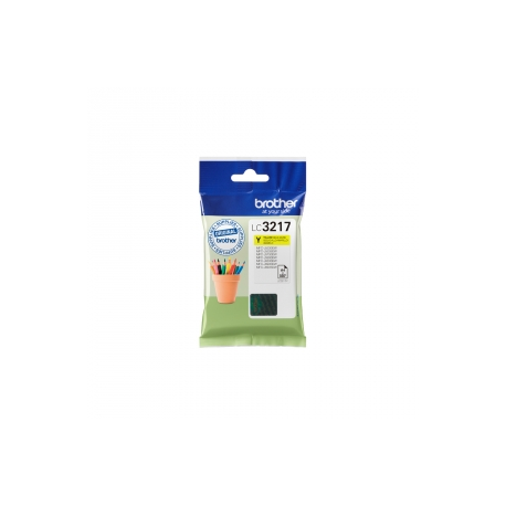 Brother LC-3217Y INK CARTRIDGE YELLOW (APP 550 PAGES ISO STANDARD 24711)