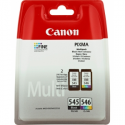 Canon PG-545  /  CL-546 Multipack - 2-pack - black, colour (cyan, magenta, yellow) - original - blister with security - ink cartridge - for PIXMA TR4551, TR4650, TR4651, TS3350, TS3351, TS3352, TS3355, TS3450, TS3451, TS3452