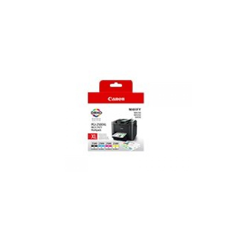 Canon PGI-2500XL C / M / Y / BK - 4-pack - black, yellow, cyan, magenta - original - ink tank - for MAXIFY iB4050, iB4150, MB5050, MB5150, MB5155, MB5350, MB5450, MB5455 - 0