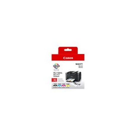 Canon PGI-1500XL C / M / Y / BK Multipack - High Yield - black, yellow, cyan, magenta - original - ink tank - for MAXIFY MB2050, MB2150, MB2155, MB2350, MB2750, MB2755 - 0