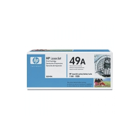 HP 49A - Black - original - LaserJet - toner cartridge (Q5949A) - for LaserJet 1160, 1160Le, 1320, 1320n, 1320nw, 1320t, 1320tn, 3390, 3392 - 0