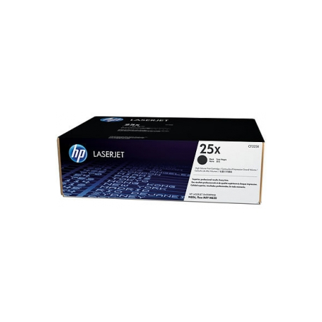 HP 25X - High Yield - black - original - LaserJet - toner cartridge (CF325X) - for LaserJet Enterprise M806dn, M806x+; LaserJet Enterprise Flow MFP M830z - 0
