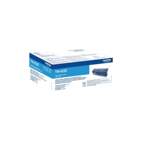 Brother TN423C - Jumbo Yield - cyan - original - toner cartridge - for Brother DCP-L8410, HL-L8260, HL-L8360, MFC-L8690, MFC-L8900 - 0