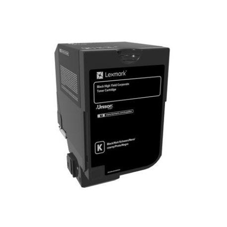 Lexmark Corporate - High Yield - black - original - toner cartridge LCCP, LRP - for Lexmark CX725de, CX725dhe, CX725dthe - 1