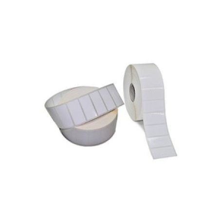 Zebra PolyE 3100T Gloss - Polyethylene (PE) - glossy - permanent acrylic adhesive - white - 51 x 25 mm 2398 label(s) (1 roll(s) x 2398) labels - 0