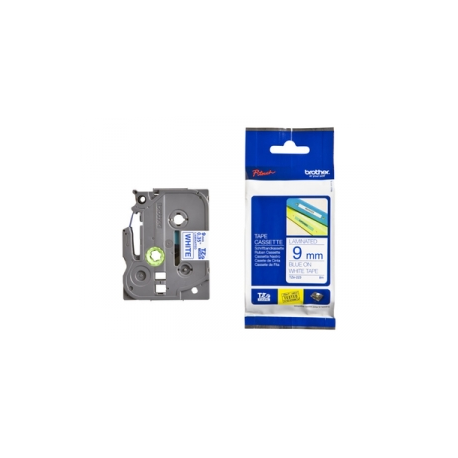 Brother TZe-223 - Blue on white - Roll (0.9 cm x 8 m) 1 cassette(s) laminated tape - for Brother PT-D210, D600, H110, P750, P950; P-Touch Cube PT-P300; P-Touch Cube Pro PT-P910 - 2