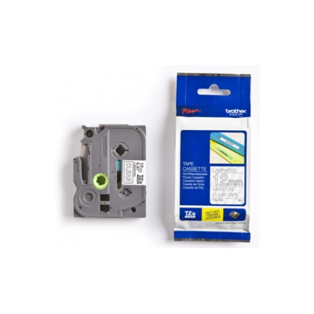 Brother TZe-135 - Self-adhesive - white on clear - Roll (1.2 cm x 8 m) 1 cassette(s) laminated tape - for Brother PT-D210, D600, H110; P-Touch PT-1880, D200, D450, E110, E550, E800, H110, P900 - 0