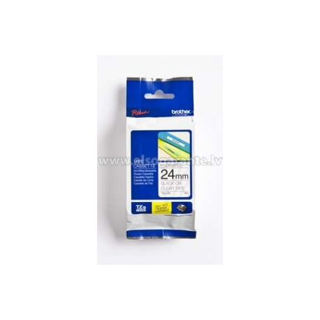 Brother TZe-151 - Standard adhesive - black on clear - Roll (2.4 cm x 8 m) 1 cassette(s) laminated tape - for Brother PT-D600; P-Touch PT-750, D800, E550, E800, P750, P900, P950; P-Touch EDGE PT-P750 - 0