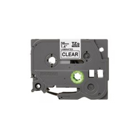 Brother TZ-161 36mm Black on Clear P-Touch Label