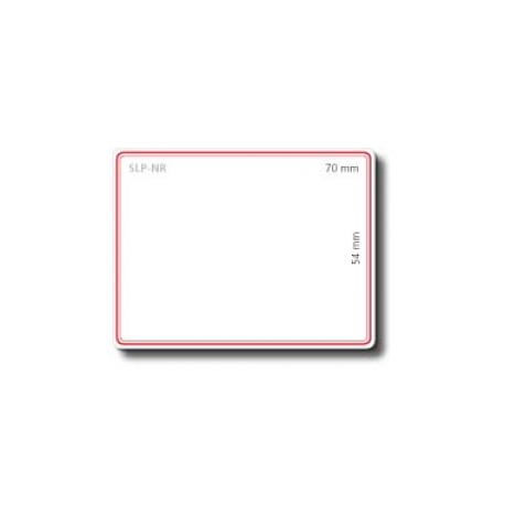 Seiko Instruments SLP-NR - Red border - 54 x 70 mm 160 label(s) (1 roll(s) x 160) name badge labels - for Smart Label Printer 420, 430 - 0