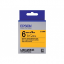 Epson LabelWorks LK-2YBP - Black on yellow - Roll (0.6 cm x 9 m) 1 cassette(s) label tape - for LabelWorks LW-1000, 300, 400, 600, 700, 900, K400, Z5000, Z5010, Z700, Z710, Z900