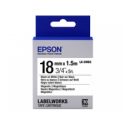 Epson LabelWorks LK-5WB2 - Black on white - Roll (0.6 cm x 9 m) 1 cassette(s) label tape - for LabelWorks LW-1000, 300, 400, 600, 700, 900, K400, Z5000, Z5010, Z700, Z710, Z900