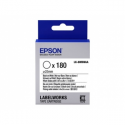 Epson LabelWorks LK-8WBWAA - Black on white - 25 mm round 180 label(s) (1 roll(s) x 180) die cut round labels - for LabelWorks LW-1000, LW-300, LW-400, LW-600, LW-700, LW-900, LW-Z5000, LW-Z5010, LW-Z900