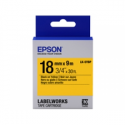 Epson LabelWorks LK-5YBP - Black on yellow - Roll (1.8 cm x 9 m) 1 cassette(s) label tape - for LabelWorks LW-1000, 400, 600, 700, 900, K400, Z5000, Z5010, Z700, Z710, Z900