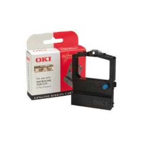 OKI - Black - print ribbon - for Microline 520, 520 Elite, 521, 521 Elite - 0