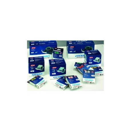 DYMO D1 Standard - Polyester - self-adhesive - black on white - Roll (0.6cm x 7m) 1 cassette(s) label tape - for LabelMANAGER 210, 220, 260, 280, 360, 420, 500, PnP, Wireless PnP; DYMO LabelWriter 450 - 0
