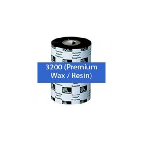 Zebra 3200 Wax/Resin - Print ribbon - 1 - 60 mm x 300 m - for TLP 2746; TLP 2746, 2746e; ZT200 Series ZT220 for model: Zebra ZT2