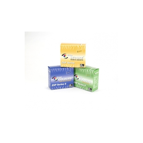 Zebra TrueColours i Series YMCUvK - Photo colour - print ribbon - for ZXP Series 8 - 2