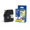 Brother TZeC51 - Black on yellow - Roll (2.4 cm x 5 m) 1 roll(s) fluorescent tape - for P-Touch PT-2470, 2730, 3600, 9700, 9800, D600, D800, E550, H500, P700, P750, P900, P950