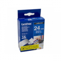 Brother TZe555 - White on blue - Roll (2.4 cm x 8 m) 1 roll(s) laminated tape - for P-Touch PT-3600, D600, D800, E500, E550, H500, P750, P900, P950; P-Touch EDGE PT-P750