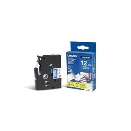 Brother TZe-535 - White on blue - Roll (1.2 cm x 8 m) 1 cassette(s) laminated tape - for Brother PT-D210, D600, H110; P-Touch PT-1005, D450, H110, P300; P-Touch Cube Pro PT-P910 - 0