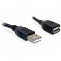 DeLOCK Extension cable USB 2.0 - USB extension cable - USB (M) to USB (F) - 15 cm - for P / N: 61477, 61478, 61693, 61746, 61772, 66202, 88537