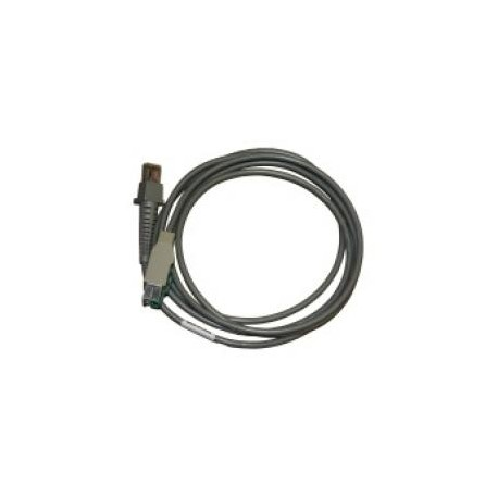 Datalogic CAB-413 IBM PowerPlus Mode - USB cable straight - 1.8 m - grey - for Catcher D531; Gryphon BT100, BT200, D200; Heron D130; Heron G D130, KIT D130; Touch 65, 90 - 0