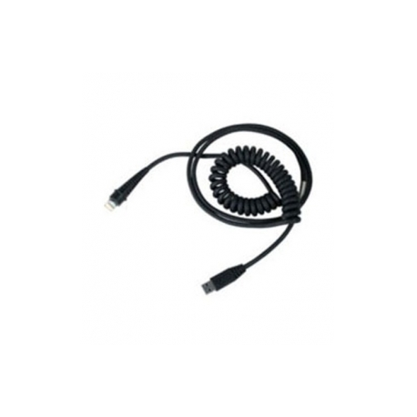 Honeywell STK Cable - USB cable - USB (M) - 3 m - coiled - black - for Honeywell MS1633 FocusBT; Hyperion 1300g; Voyager 1200g, 1452g - 0
