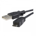 StarTech.com 0.5m Micro USB Cable A to Micro B - USB cable - USB (M) to Micro-USB Type B (M) - USB 2.0 - 50 cm - black - for P / N: KITBXAVHDPEU, KITBXAVHDPUK